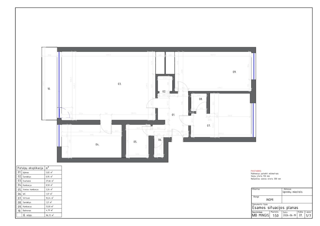 Upininkai – 86m²